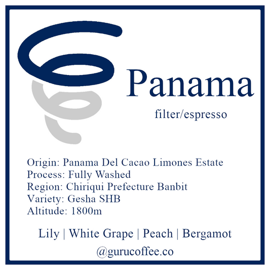 Panama Chiriquí Del Cacao Limones Estate Geisha Washed